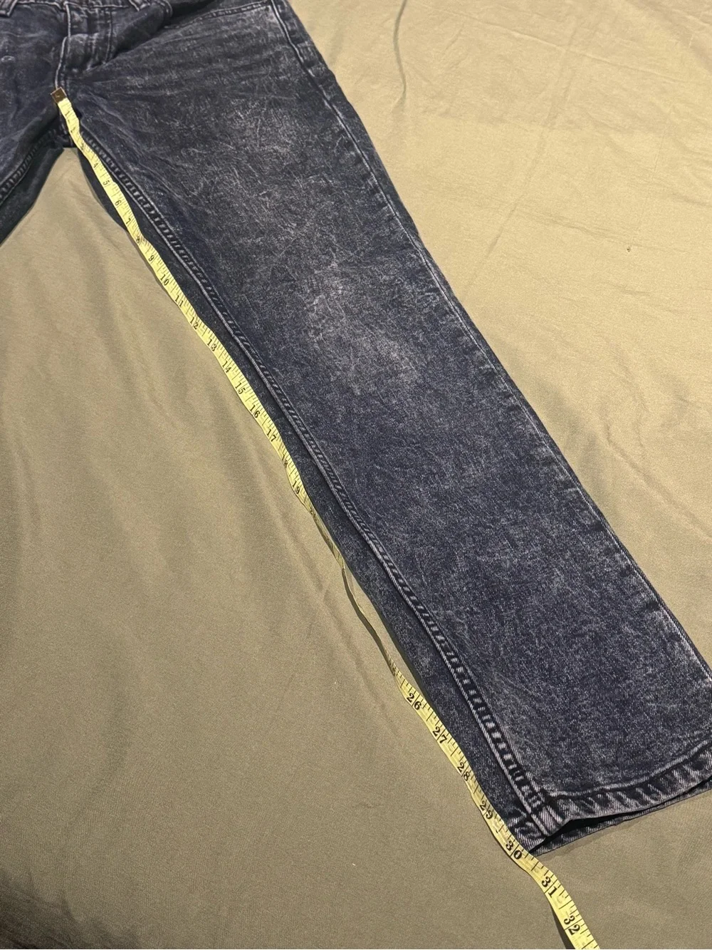 Levi's 511 Blue Acid-Wash Slim Straight Jeans - 32 x 30